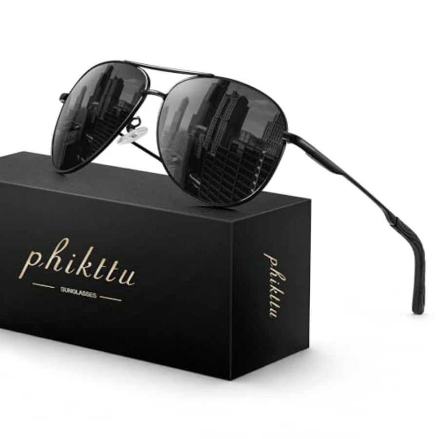 Sunglasses Aviator Polarized - Kacamata Hitam Pria Kacamata Hitam Aviator