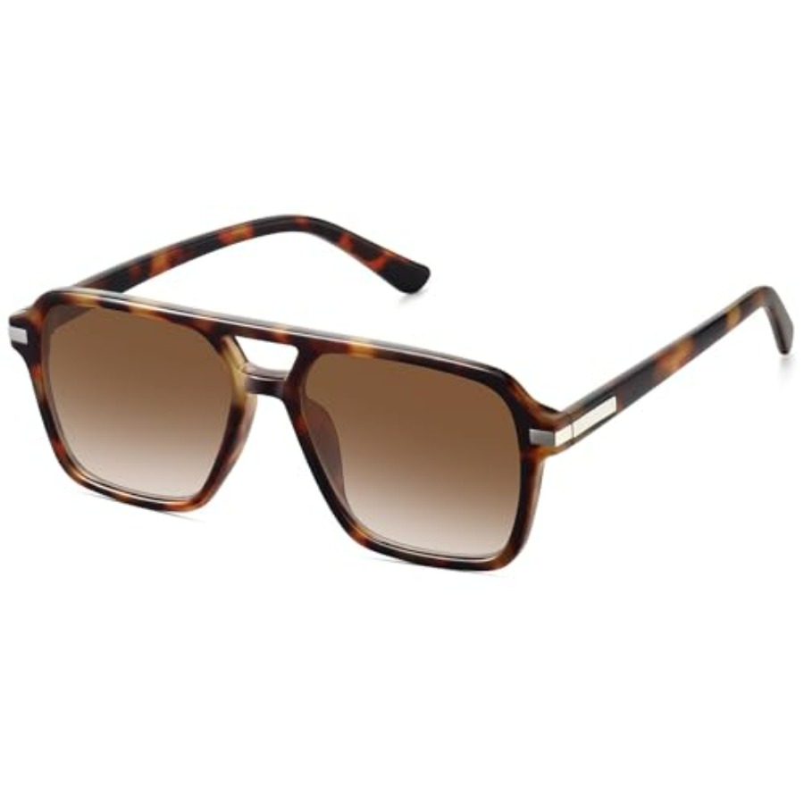 Sunglasses Aviator Polarized - Kacamata Aviator Retro untuk Wanita Pria