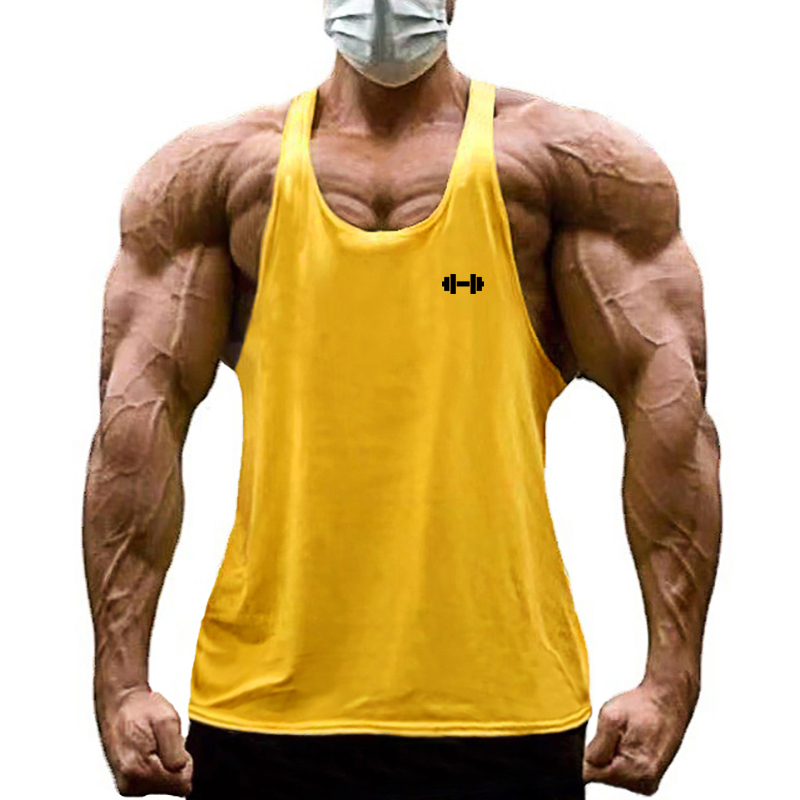Tank Top Muscle - Tank Top Binaraga Pria Musim Panas