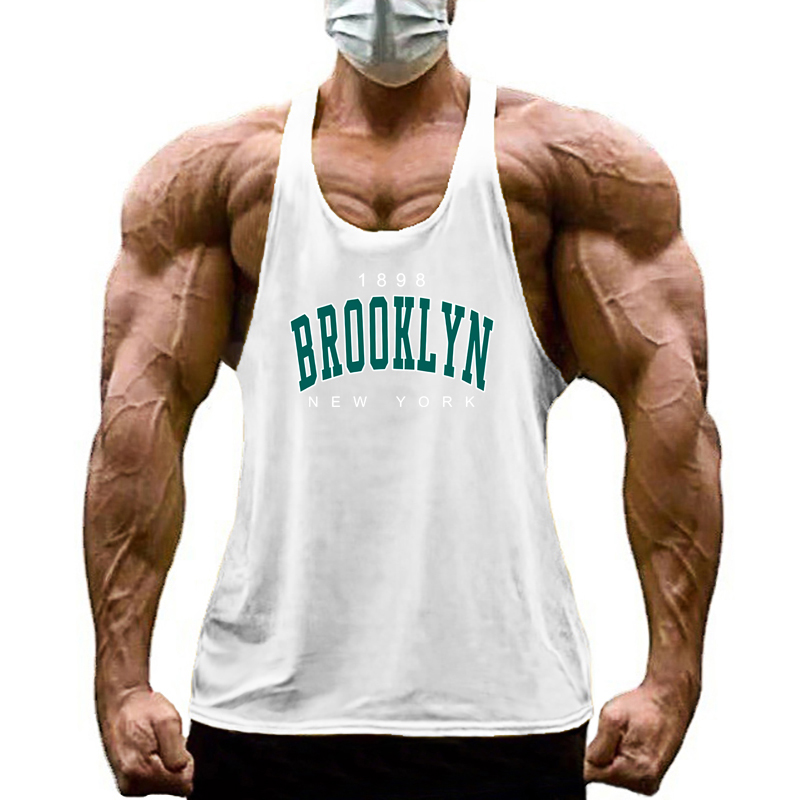 Tank Top Muscle - 1898 Brooklyn New York Rompi Olahraga