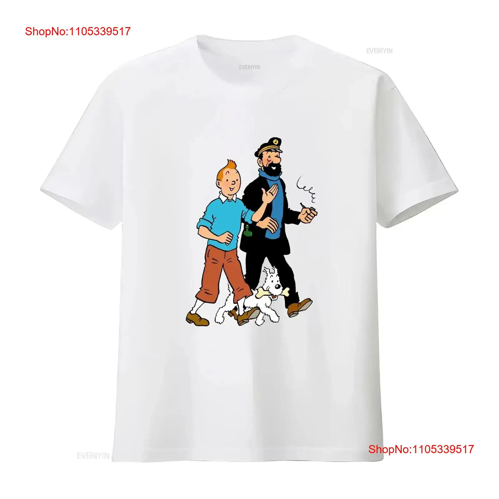 Tee Graphic Print - Kaos Berjalan Bersama Kapten Haddock Lengan