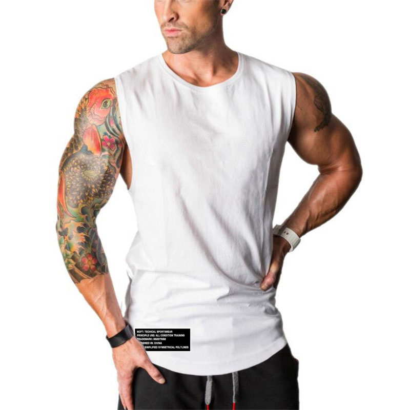 Tank Top Muscle - Singlet Pria Tanpa Lengan untuk Musim