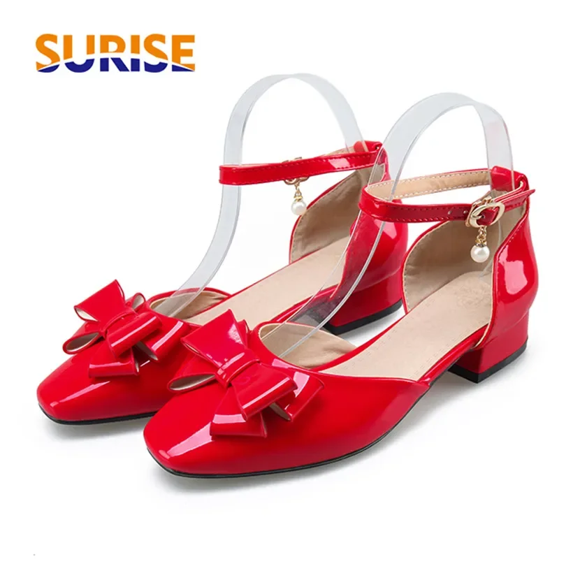 Casual Sandal Leather - Sepatu Pumps Wanita Ukuran Besar dengan