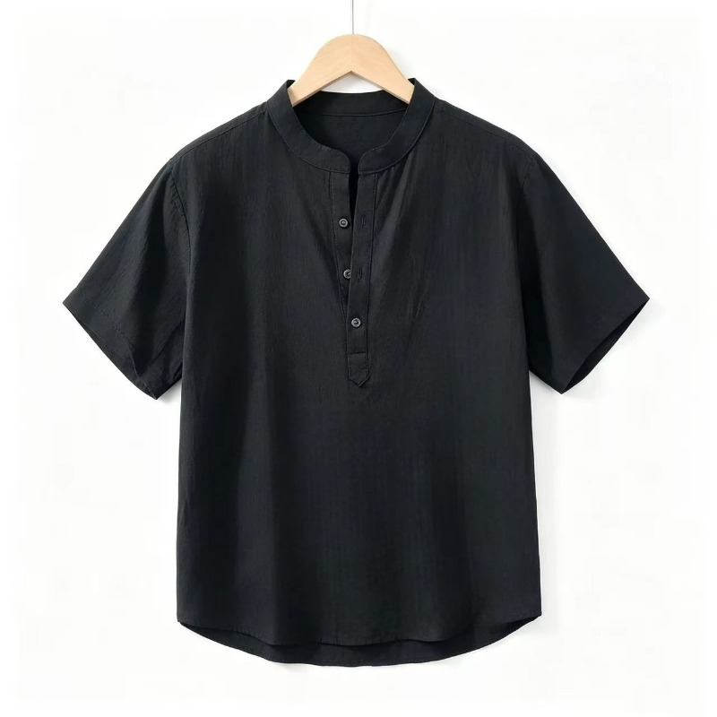 Kemeja Lengan Pendek Pria Musi - Linen Shirt Breathable ulasan dan harga