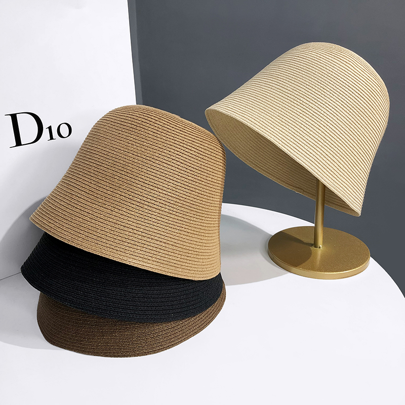 Topi Jerami Teduh Semua Cocok  - Bucket Hat Straw ulasan dan harga