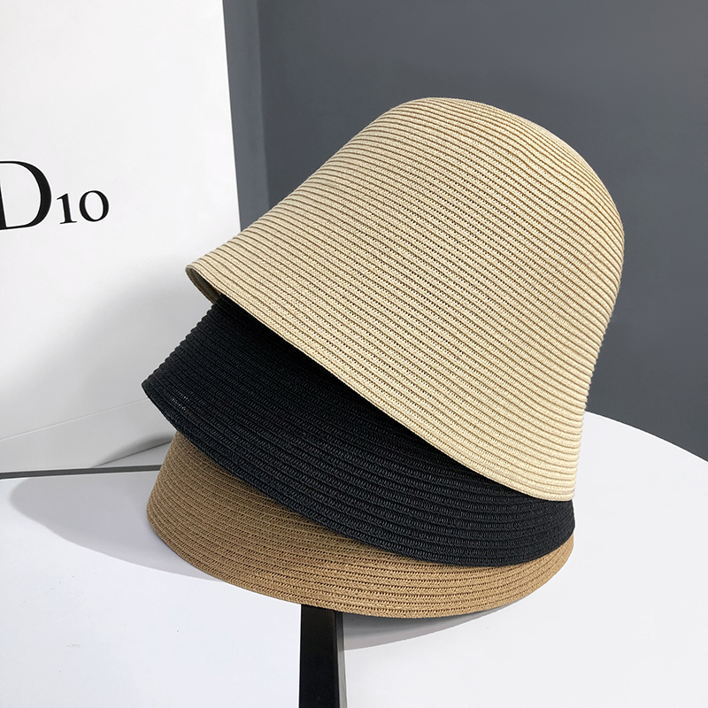 Topi Jerami Teduh Semua Cocok  - Bucket Hat Straw ulasan dan harga