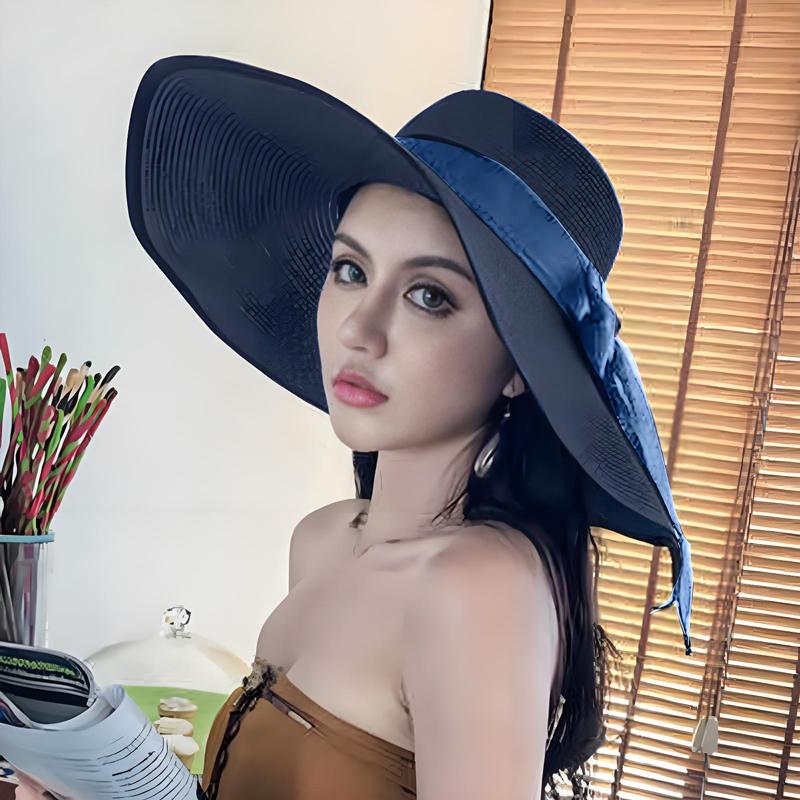 Topi Wanita Baru, Topi Jerami  - Bucket Hat Straw ulasan dan harga