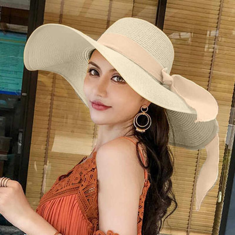 Topi Wanita Baru, Topi Jerami  - Bucket Hat Straw ulasan dan harga