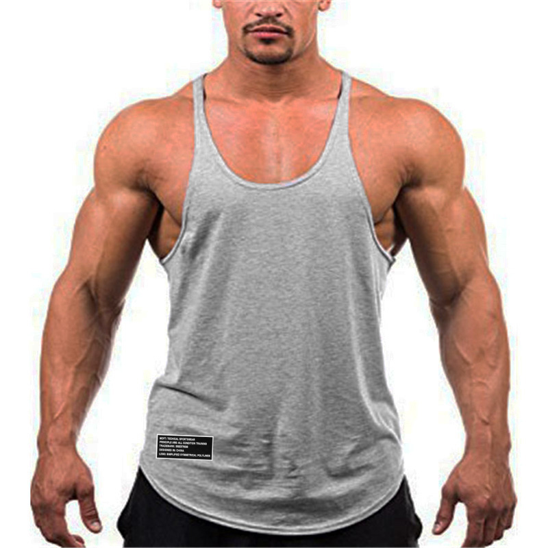 Tank Top Stringer Gym Pria Kat - Tank Top Muscle ulasan dan harga