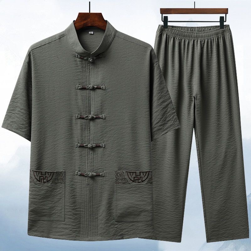 Mode baru musim panas 2024 set - Short Linen Drawstring ulasan dan harga