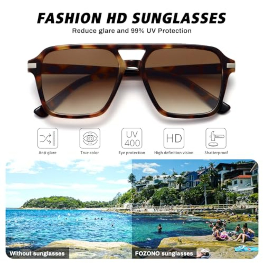Kacamata Aviator Retro untuk W - Sunglasses Aviator Polarized ulasan dan harga