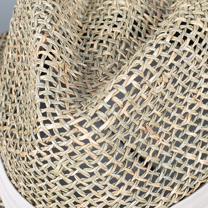 Topi Matahari Pantai Panama Ru - Bucket Hat Straw ulasan dan harga