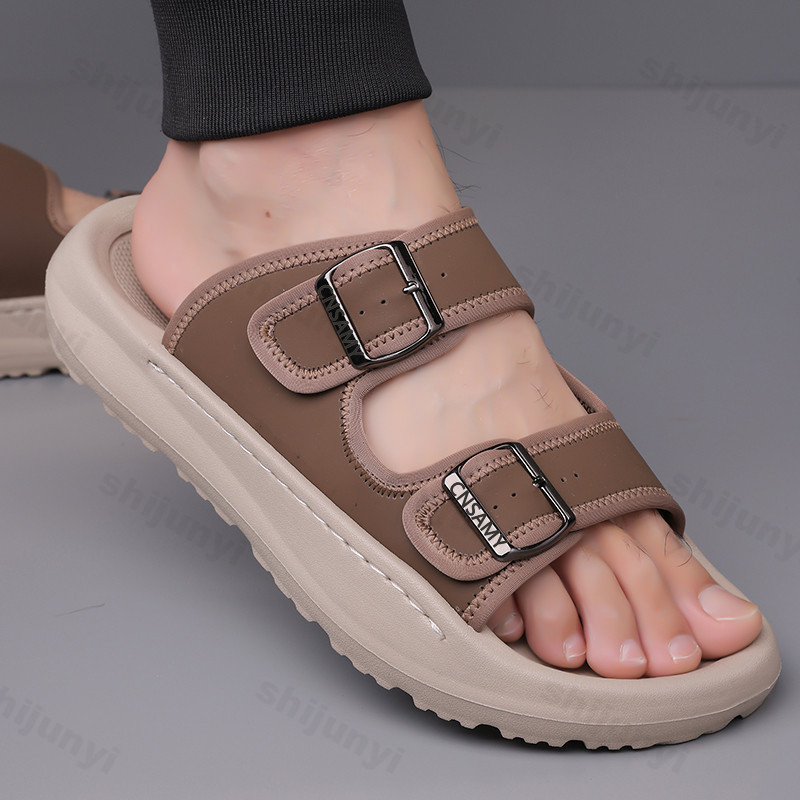 Sandal Pria Musim Panas 2025 S - Flip Flop Leather Men ulasan dan harga