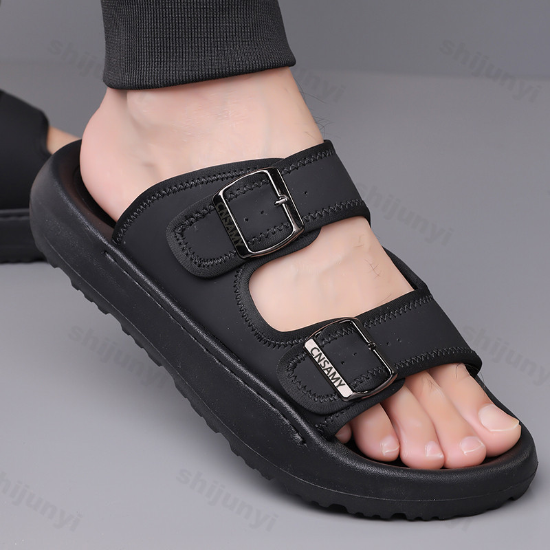 Sandal Pria Musim Panas 2025 S - Flip Flop Leather Men ulasan dan harga