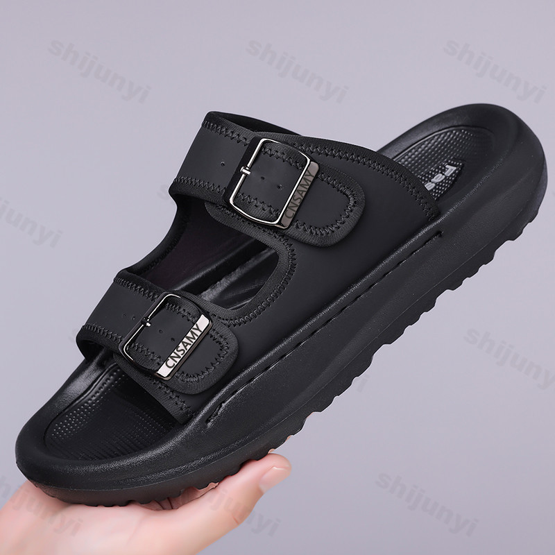 Sandal Pria Musim Panas 2025 S - Flip Flop Leather Men ulasan dan harga