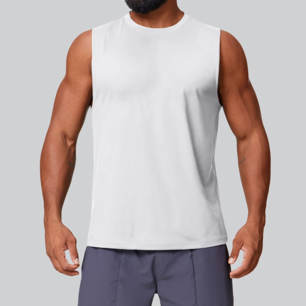 Tank Top Kebugaran Pria Rompi  - Tank Top Muscle ulasan dan harga