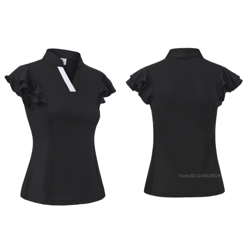 Pakaian Golf Wanita Kaus Golf  - Shirt Camp Collar ulasan dan harga