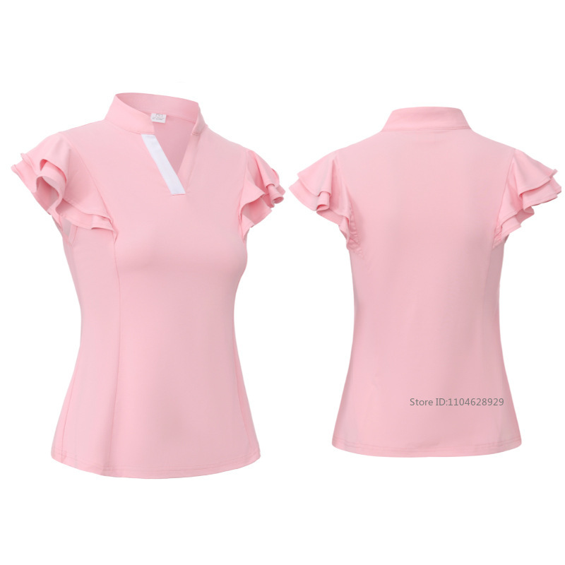 Pakaian Golf Wanita Kaus Golf  - Shirt Camp Collar ulasan dan harga