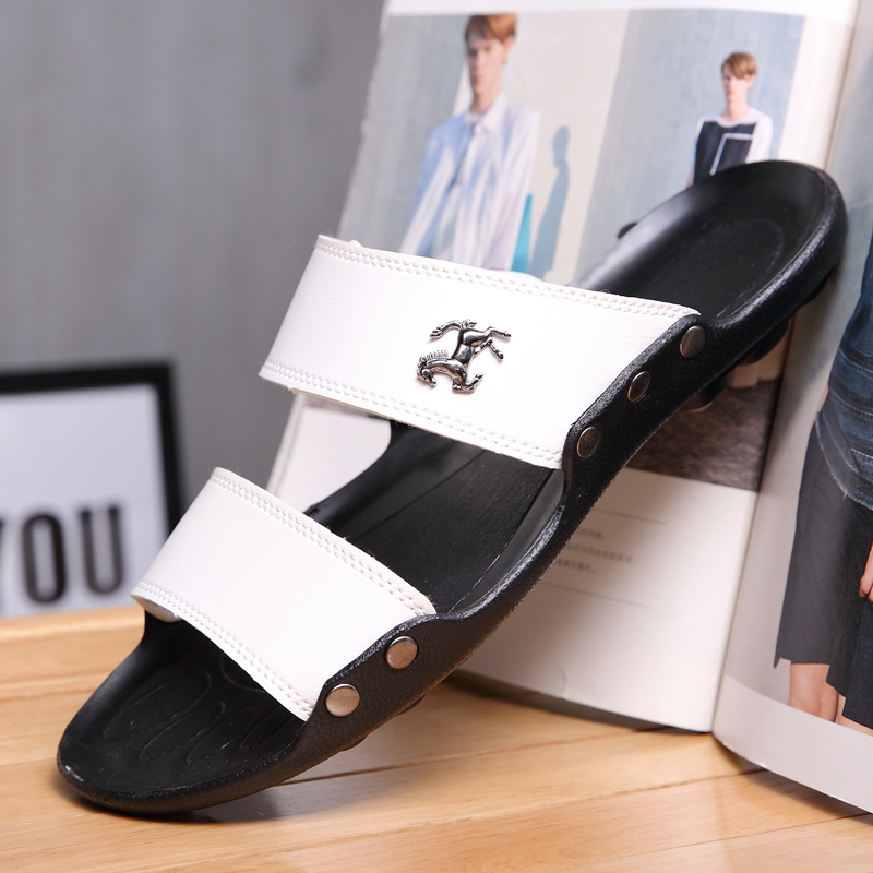 HKDQ Diskon Besar Sandal Desai - Flip Flop Leather Men ulasan dan harga