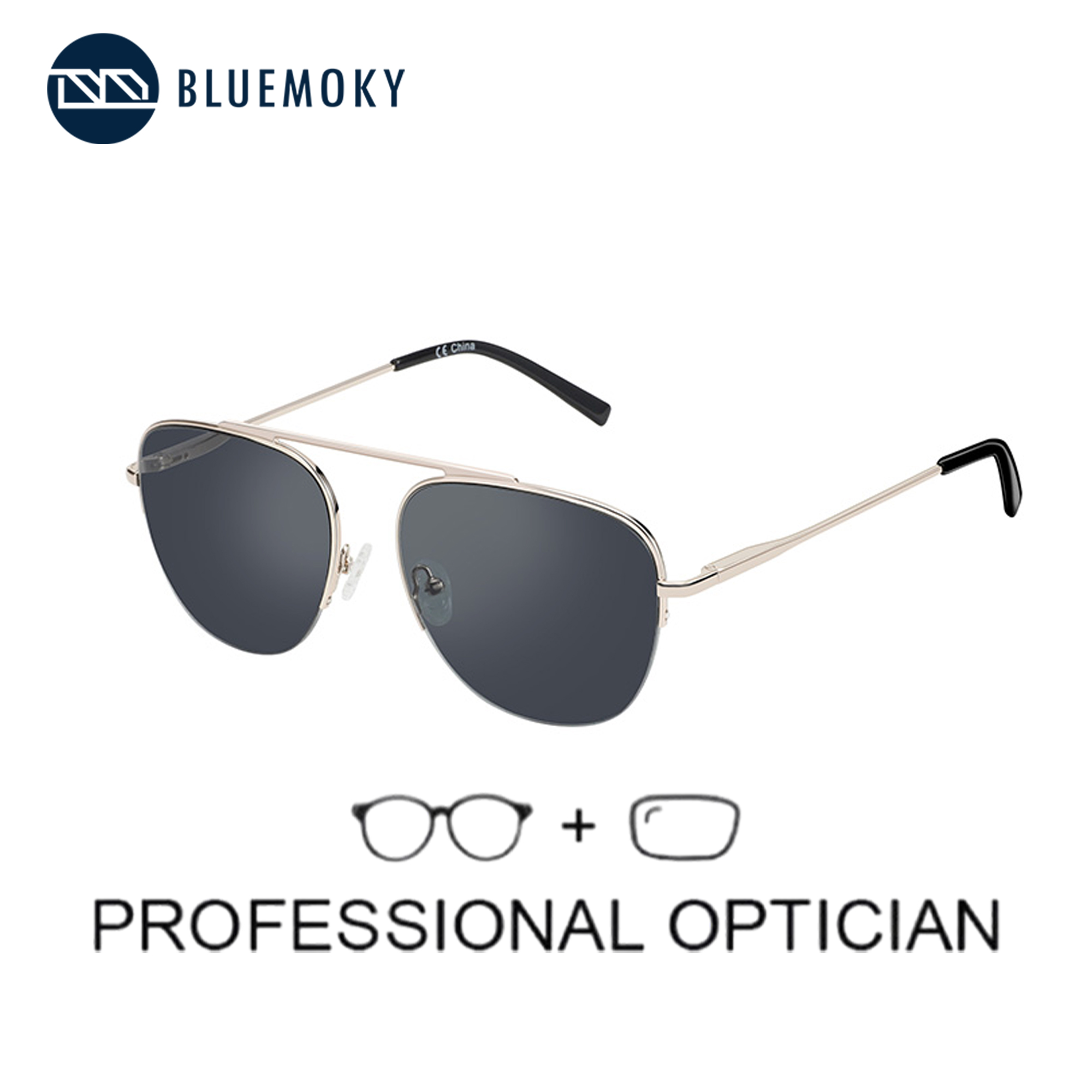 BLUEMOKY kacamata hitam UV400  - Sunglasses Aviator Polarized ulasan dan harga