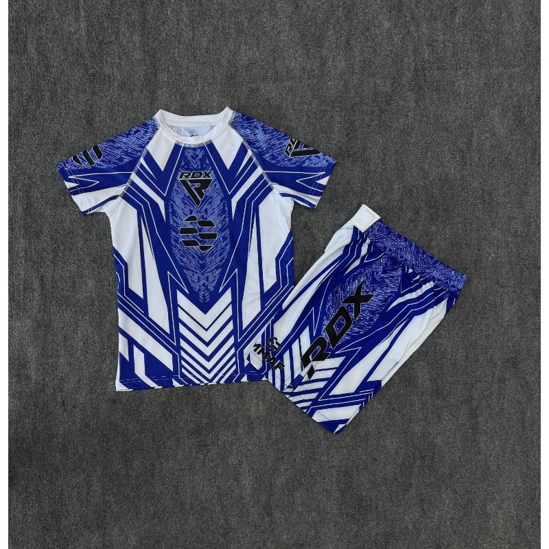 Set Kaos Tinju RDX MMA Octagon - Shirt Camp Collar ulasan dan harga