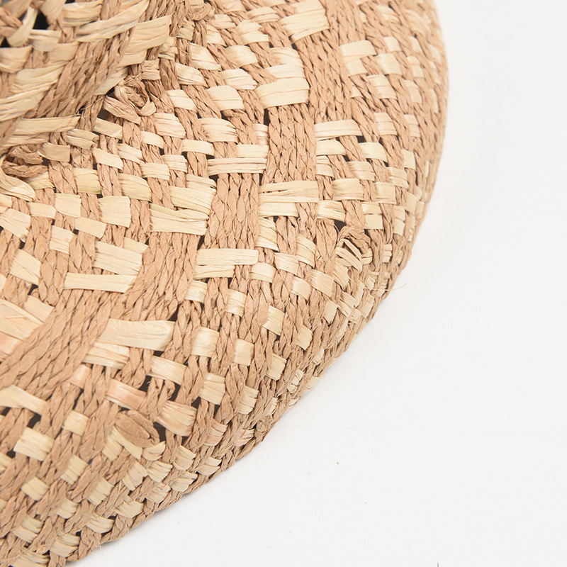 Topi matahari wanita gaya Pera - Bucket Hat Straw ulasan dan harga