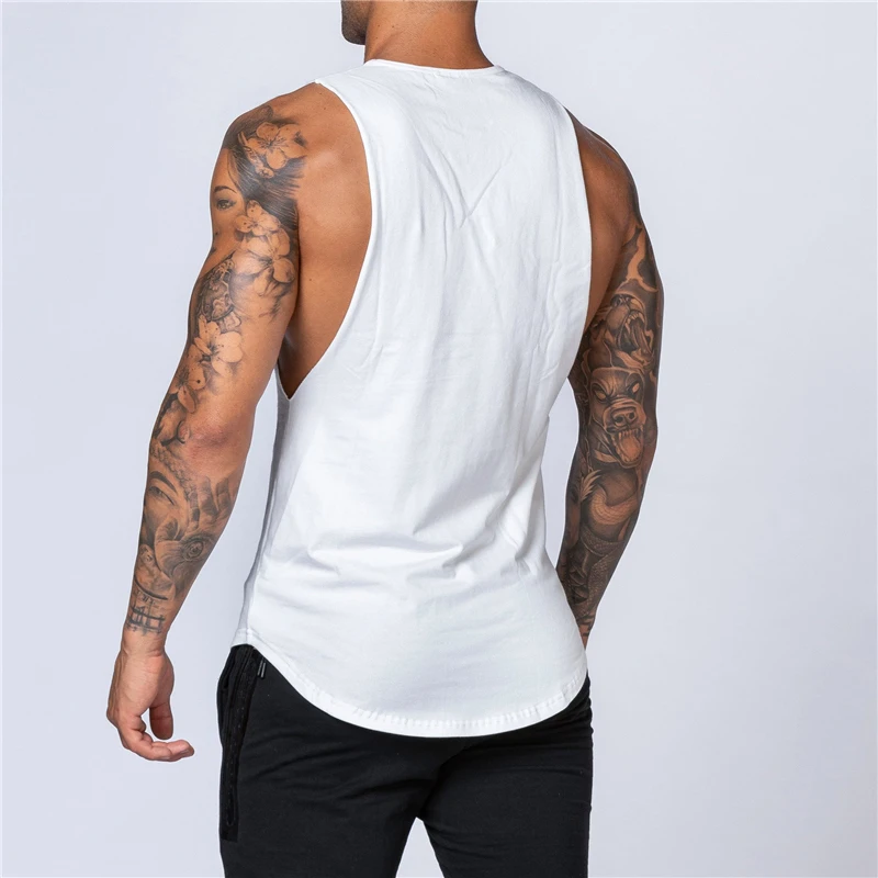 Pakaian Olahraga Gym Tanpa Len - Tank Top Muscle ulasan dan harga