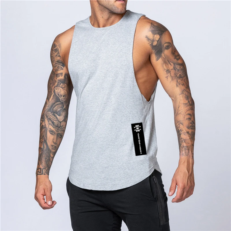 Pakaian Olahraga Gym Tanpa Len - Tank Top Muscle ulasan dan harga