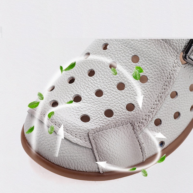 Sandal Kulit Sapi Baru Hak Ren - Casual Sandal Leather ulasan dan harga