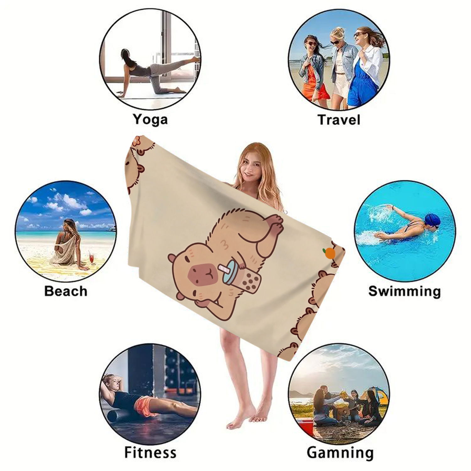 Handuk Pantai Ekstra Besar - S - Beach Towel Large ulasan dan harga