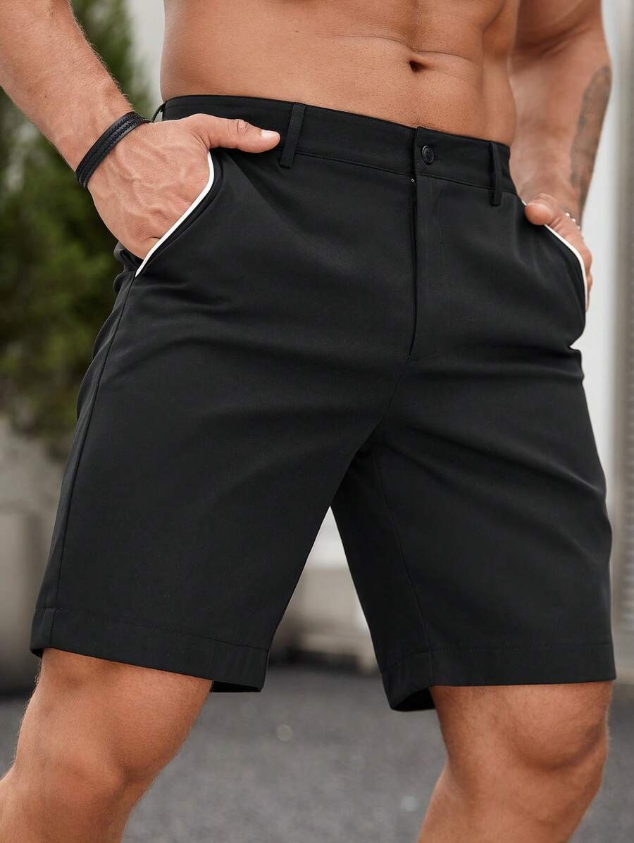 Celana Pendek Chino Pria denga - Shorts Chino Slim ulasan dan harga