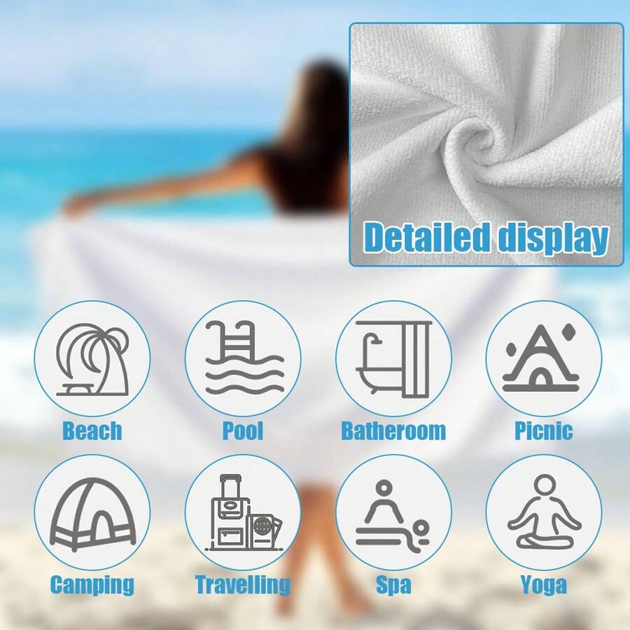 Selimut/Handuk Pantai Cepat Ke - Beach Towel Large ulasan dan harga