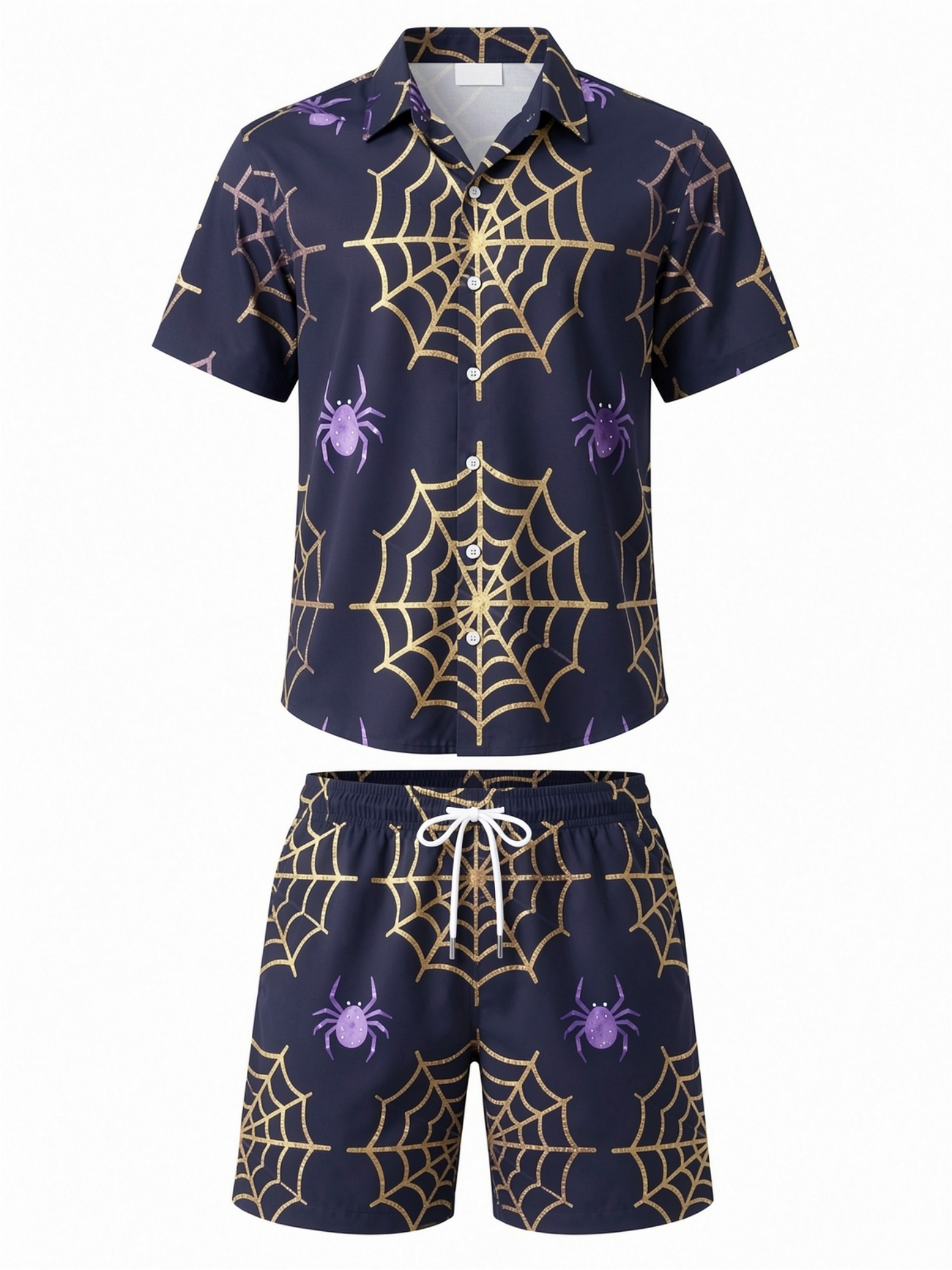 Setelan Kemeja Polo Lengan Pen - Resort Shirt Floral ulasan dan harga