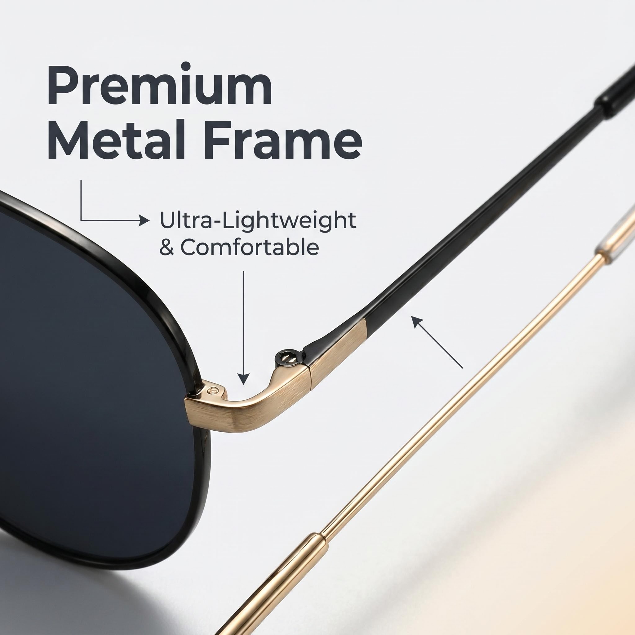 Kacamata Hitam Pilot Aviator L - Sunglasses Aviator Polarized ulasan dan harga