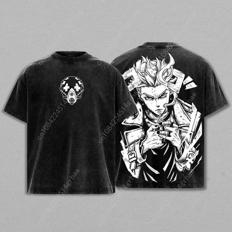 Gachiakuta Vintage Anime Washe - Tee Graphic Print ulasan dan harga