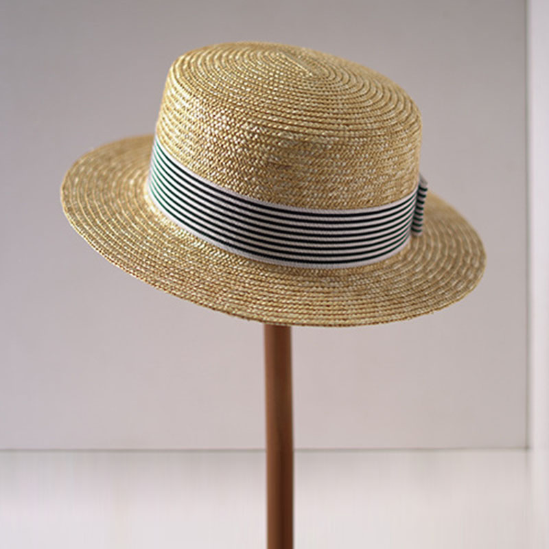 Topi Boater tepi lebar topi ma - Bucket Hat Straw ulasan dan harga