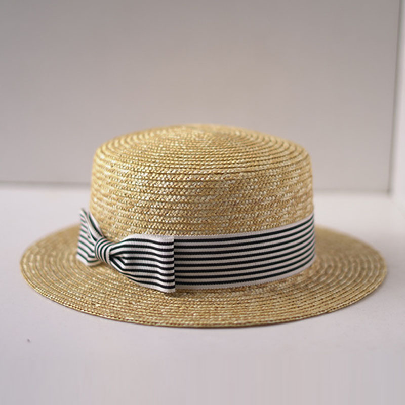 Topi Boater tepi lebar topi ma - Bucket Hat Straw ulasan dan harga