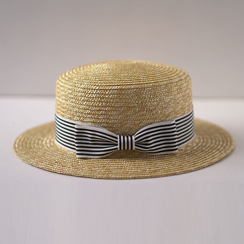 Topi Boater tepi lebar topi ma - Bucket Hat Straw ulasan dan harga