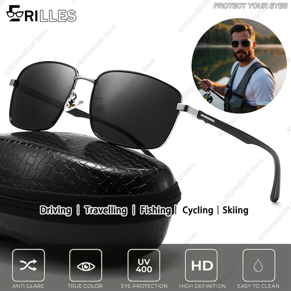 Kacamata Hitam Bingkai Logam M - Sunglasses Aviator Polarized ulasan dan harga