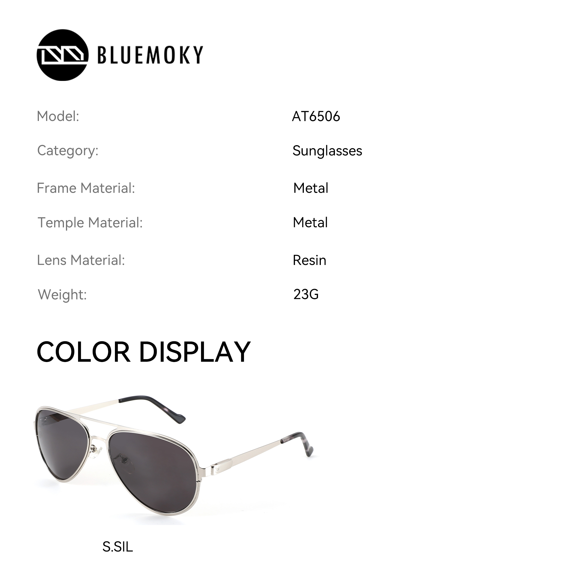 BLUEMOKY Kacamata Hitam Resep  - Sunglasses Aviator Polarized ulasan dan harga