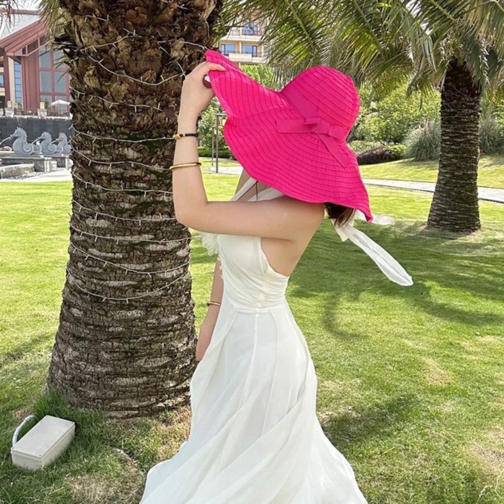 Topi Bucket Lipat Plastik Anti - Packable Hat Nylon ulasan dan harga