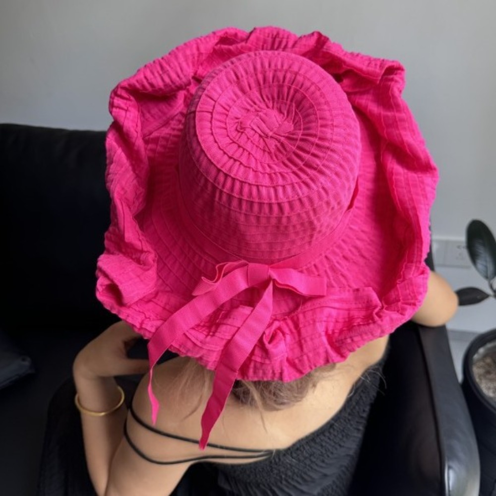 Topi Bucket Lipat Plastik Anti - Packable Hat Nylon ulasan dan harga