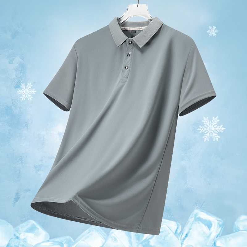 Kaos Polo Pria Musim Panas Len - Shirt Camp Collar ulasan dan harga
